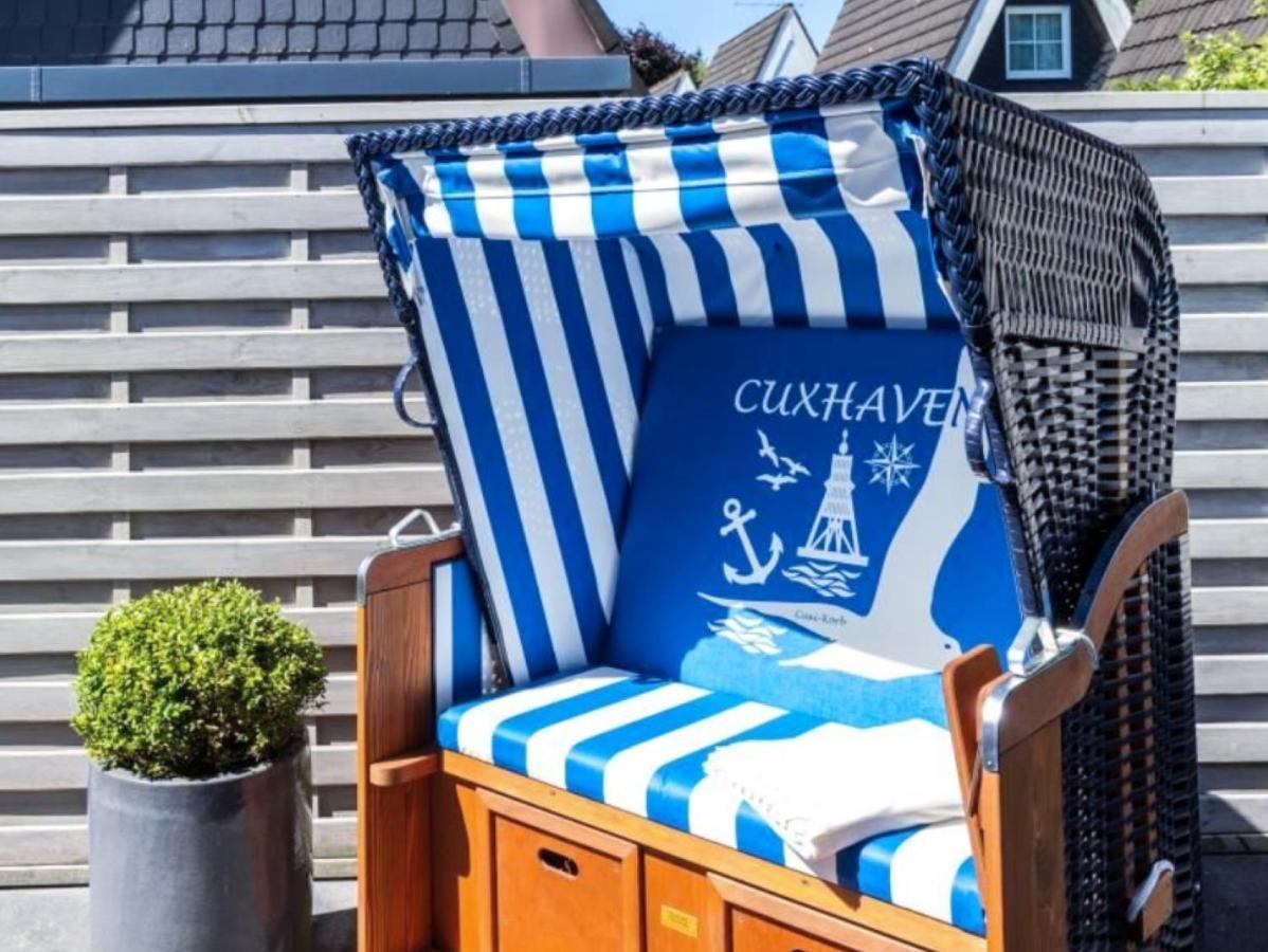 Familienfreundliches Ferienhaus In 5 Min Zum Strand Mit Terrasse Und Kostenlosem Parkplatz Cuxhaven Exterior photo